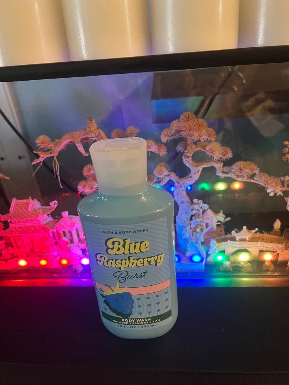 Bath & Body Works Blue Raspberry Burst Body Wash - Light Blue